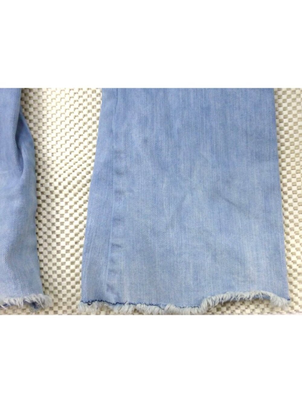 Rockstar Original Trashed Light Blue Distressed Flare Jeans RSM205 30x36 Cargo P - Picture 16 of 16